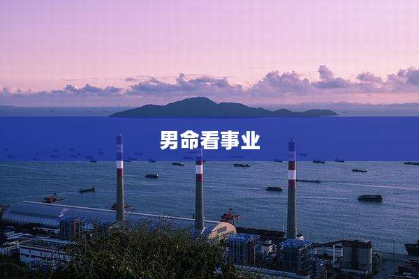 男命看事业