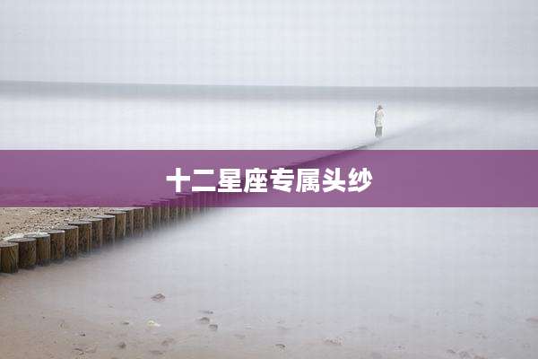 十二星座专属头纱