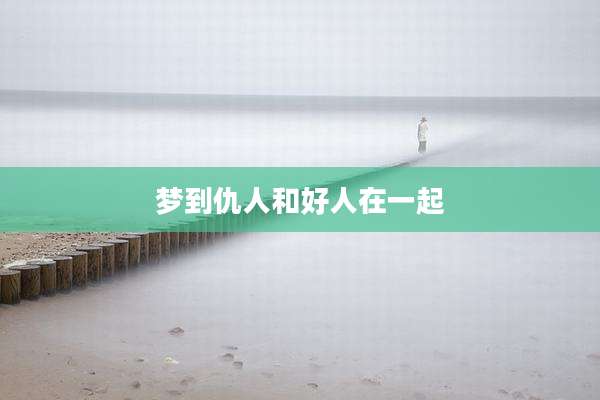 梦到仇人和好人在一起