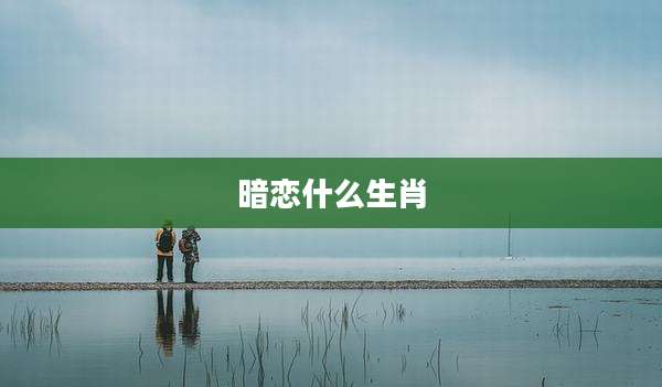 暗恋什么生肖