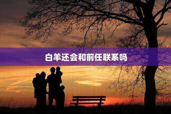 白羊还会和前任联系吗