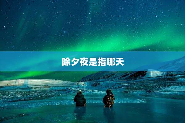 除夕夜是指哪天