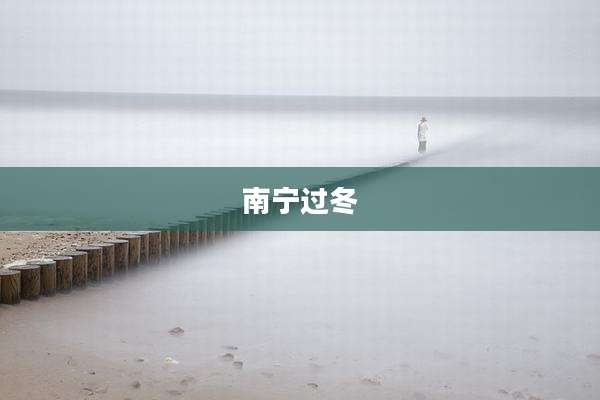 南宁过冬