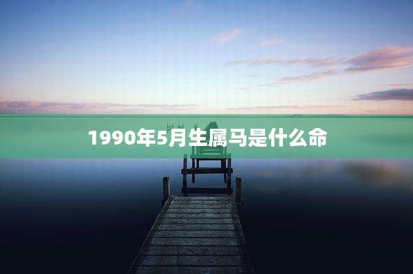 1990年5月生属马是什么命
