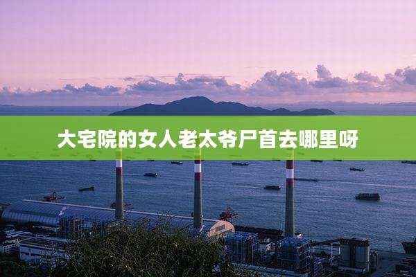 大宅院的女人老太爷尸首去哪里呀