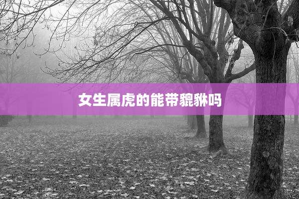 女生属虎的能带貔貅吗