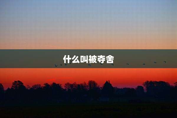 什么叫被夺舍