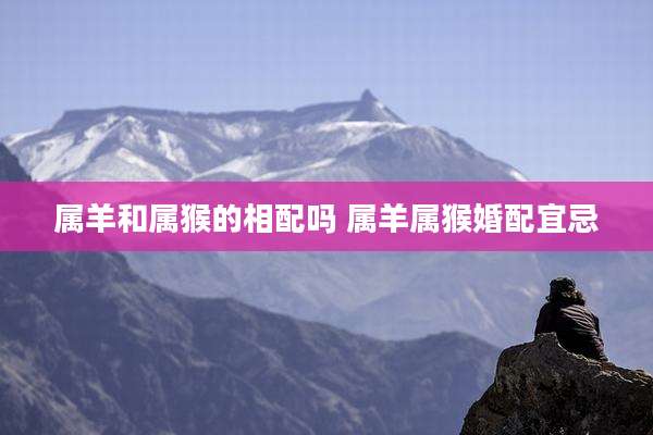 属羊和属猴的相配吗 属羊属猴婚配宜忌