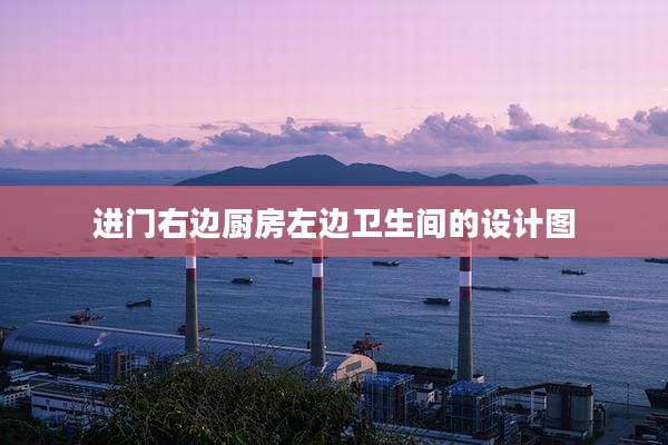 进门右边厨房左边卫生间的设计图