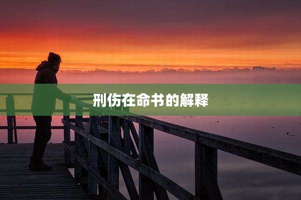 刑伤在命书的解释