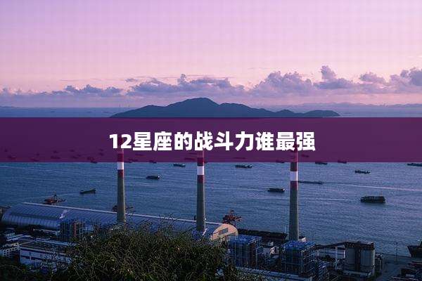 12星座的战斗力谁最强