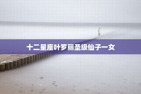 十二星座叶罗丽圣级仙子一女