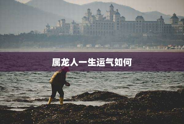 属龙人一生运气如何