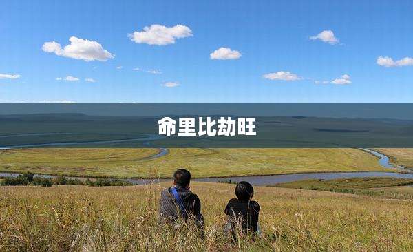 命里比劫旺