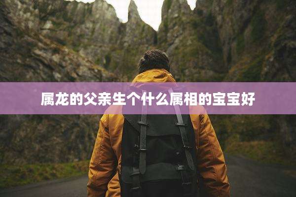属龙的父亲生个什么属相的宝宝好