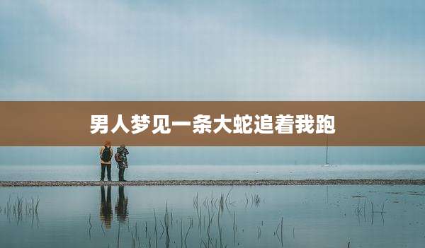 男人梦见一条大蛇追着我跑