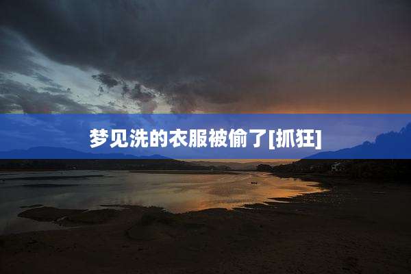 梦见洗的衣服被偷了[抓狂]