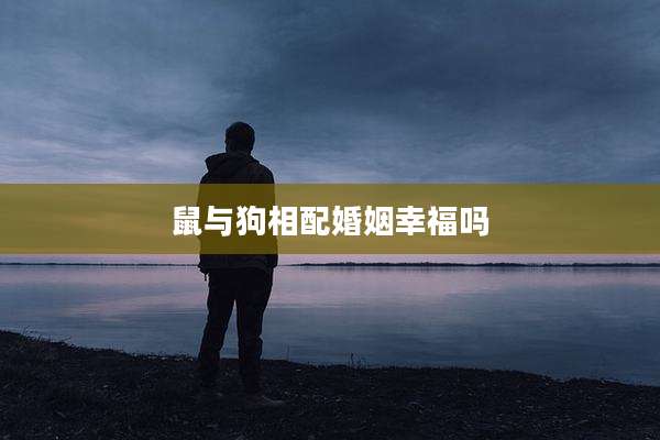 鼠与狗相配婚姻幸福吗