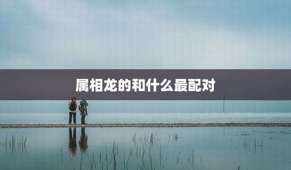 属相龙的和什么最配对