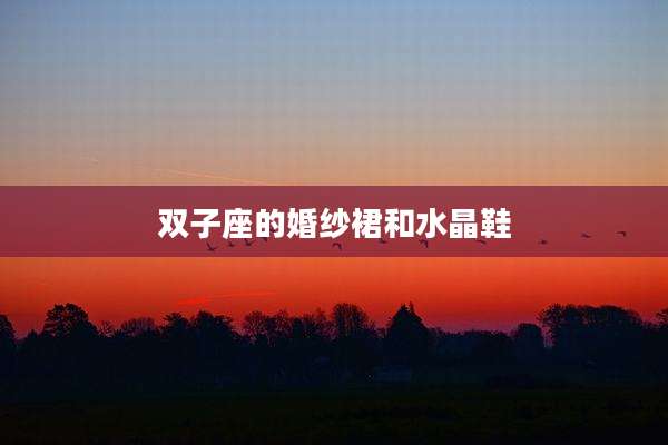 双子座的婚纱裙和水晶鞋