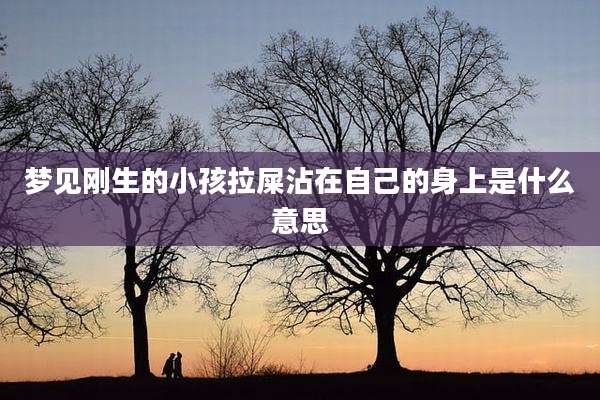 梦见刚生的小孩拉屎沾在自己的身上是什么意思