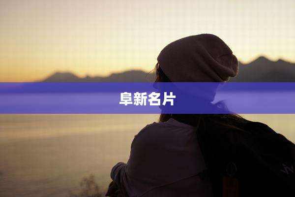 阜新名片