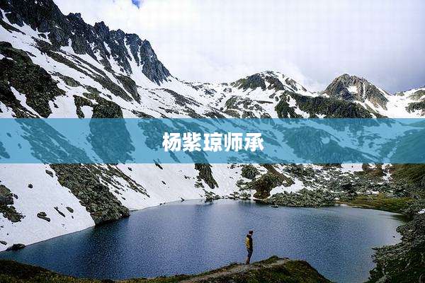 杨紫琼师承