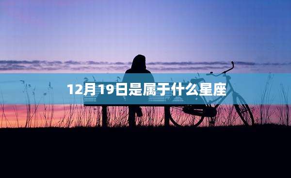 12月19日是属于什么星座