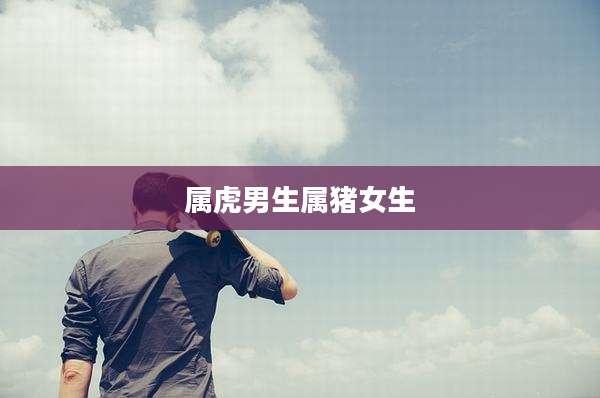 属虎男生属猪女生