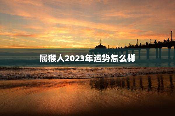 属猴人2023年运势怎么样
