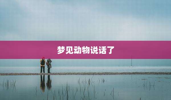 梦见动物说话了