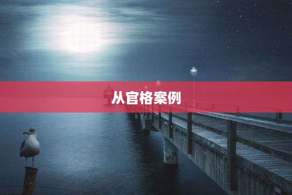 从官格案例