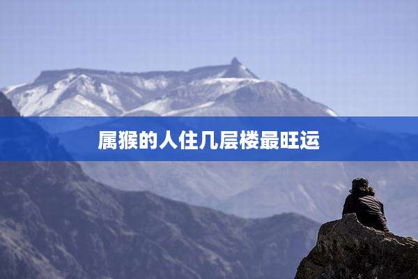 属猴的人住几层楼最旺运