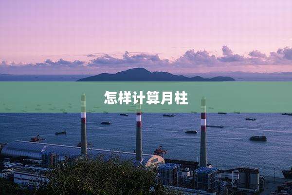 怎样计算月柱