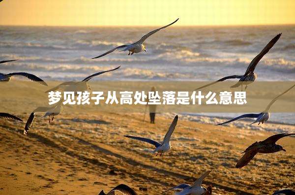 梦见孩子从高处坠落是什么意思