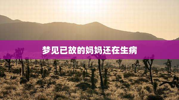 梦见已故的妈妈还在生病