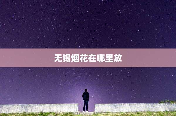 无锡烟花在哪里放