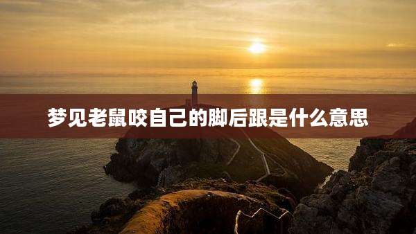 梦见老鼠咬自己的脚后跟是什么意思