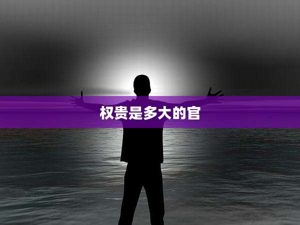 权贵是多大的官