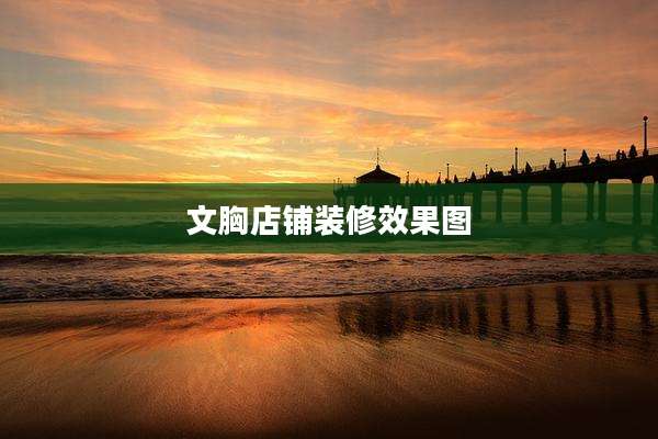 文胸店铺装修效果图
