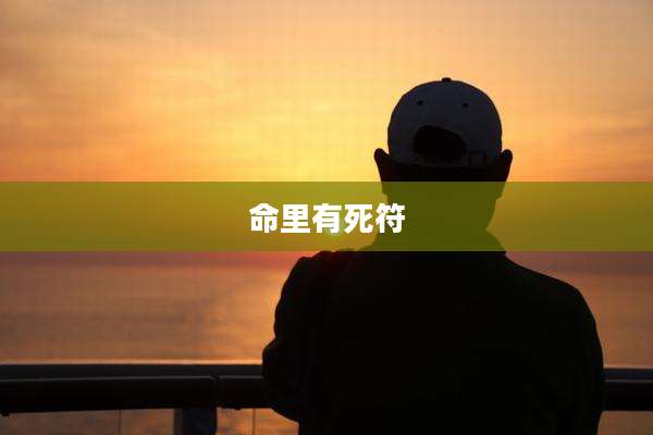 命里有死符
