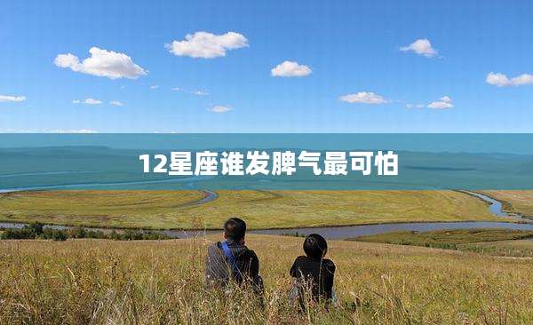 12星座谁发脾气最可怕