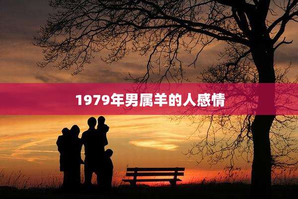 1979年男属羊的人感情