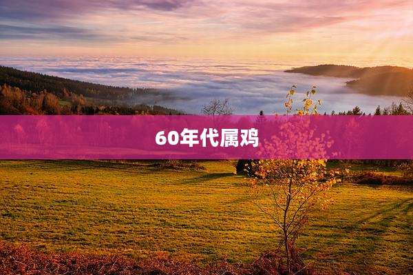 60年代属鸡
