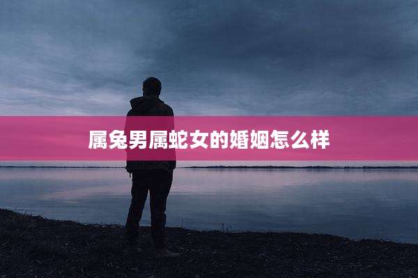属兔男属蛇女的婚姻怎么样