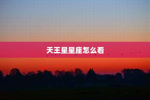 天王星星座怎么看