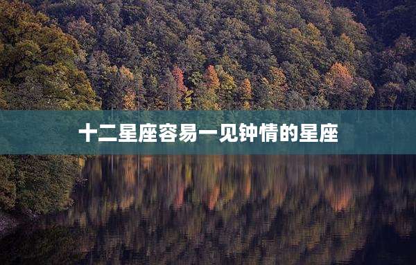 十二星座容易一见钟情的星座
