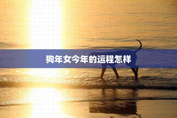 狗年女今年的运程怎样
