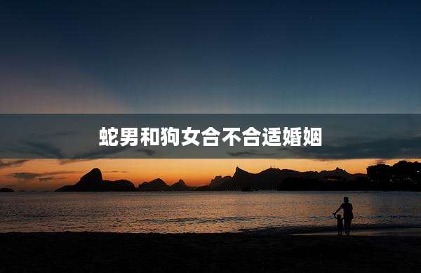 蛇男和狗女合不合适婚姻