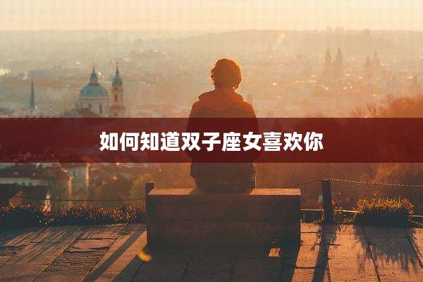 如何知道双子座女喜欢你